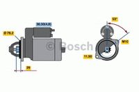 Стартер + в/ч 0 986 021 500 Bosch