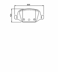 Колодки тормозные задние дисковые к-кт для VAZ Lada Vesta 2015> 0 986 424 756 Bosch