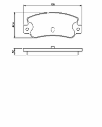 Комплект тормозных колодок, дисковый тормоз 0 986 461 770 Bosch