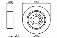 Тормозной диск 0 986 478 143 Bosch
