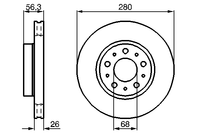 Тормозной диск 0 986 478 298 Bosch