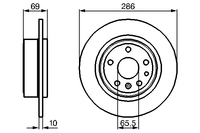 Тормозной диск 0 986 478 478 Bosch