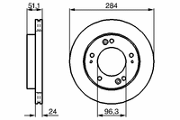Тормозной диск передний (цена за 1 шт.) 0 986 479 020 Bosch