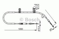 Трос, стояночная тормозная система 1 987 477 804 Bosch