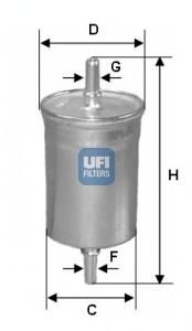 Топливный фильтр 31.710.00 Ufi