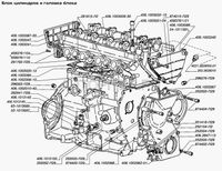 Крышка двигателя ГАЗ3110 передняя с сальником в сборе ЗМЗ; 4061002058 Змз