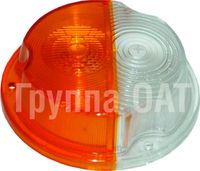 Рассеиватель(стекло) фон.переднего КАМАЗ  оранжево-белы�й PF130A3712201 Освар