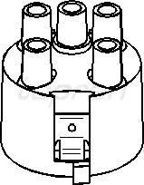 Крышка распределителя зажигания для Seat Cordoba 1996-1999 100980755 Hans Pries