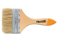 Кисть плоская slimline 2.5 63 мм , натуральная щетина, деревянная ручка 824355 Sparta