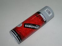 Краска-спрей SABOTAGE серебристо-серый 400мл spg125 Abro