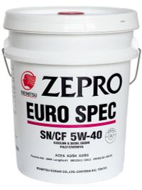 Моторное масло IDEMITSU ZEPRO EURO SPEC 5W40 SN/CF (20л) 1849-020 1849-020 Idemitsu