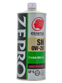 Моторное масло IDEMITSU ZEPRO ECO MEDАLIST  0W-20 SN/GF-5, 1L 3583001 Idemitsu