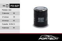 Фильтр масляный Fortech FO-027 : W610/6 - Honda Ac FO027 Fortech