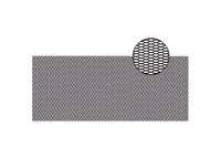 Сетка радиатора защитная алюминий, 100 х 40 см, черная, ячейки 20мм х 5мм 'сота' kt835483 Kraft