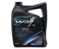 Моторное масло WOLF VITALTECH 5W40 B4 DIESEL синтетика, 4л '8334009 Wolf