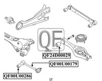 Сайлентблок заднего продольного рычага QF24D00029 Quattro Freni