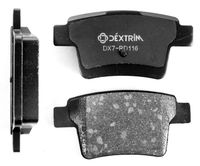 Колодки тормозные задние дисковые к-кт для Jaguar X-TYPE 2001-2009 DX7RD116 Dextrim