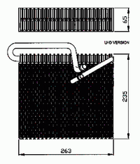 Радиатор кондиционера OPEL ASTRA G 98-09, ZAFIRA 99-05, 36102 Nrf