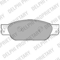 Комплект тормозных колодок, дисковый тормоз LP2020 Delphi