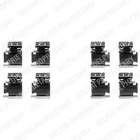 Монтажный набор тормозных колодок LX0354 Delphi