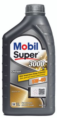 Моторное масло Mobil Super™ 3000 X1 Diesel 5W-40, 1л 152573 Mobil