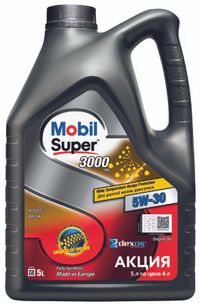 Моторное масло Mobil Super™ 3000 XE 5W-30, 5л PROMO 156156 Mobil