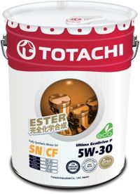 Масло моторное - TOTACHI Ultima Eco Drive F Fully Synthetic SN/CF 5W-30 20л , шт. 4562374690974 Totachi