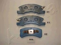 Комплект тормозных колодок, дис�ковый тормоз 50-06-609 Ashika