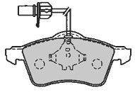 Комплект тормозных колодок, дисковый тормоз 6551 Mapco