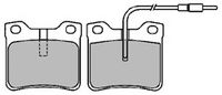 Колодки тормозные задние дисковые к-кт для Peugeot 607 2000-2010 6587 Mapco