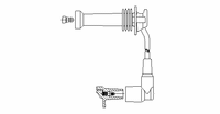 Провод высокого напряжения для Ford C-MAX 2010> 8A17/15 Bremi