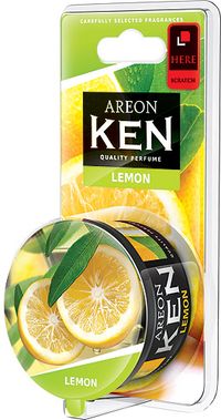 Освежитель на панель AREON KEN лимон (жестяная банка, 35гр) 'AKB05 Areon