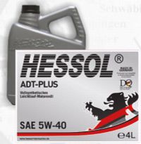 Масло моторное HESSOL ADT плюс 5W40 (5л) hes0012 Hessol