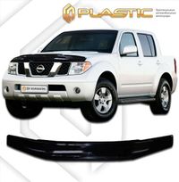 Дефлектор капота Nissan Navara 2005-2010 (Classic черный) 2010010104269 CA-plastic