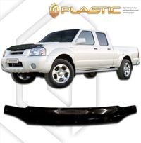 Дефлектор капота Nissan NP 300 2003–н.в. (Classic черный) 2010010104528 CA-plastic