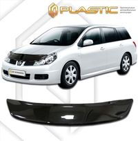 Дефлектор капота Nissan AD 2006–2016 Y12 (Classic черный) 2010010109486 CA-plastic