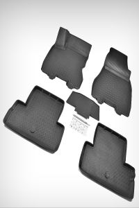 Коврики в салон полиуретан комплект с крепежом Nissan X-Trail II (T31) 2007-2015 3620501pl Comfort