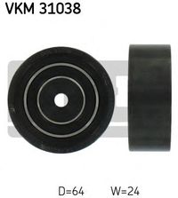 Паразитный / ведущий ролик, поликлиновой ремень VKM 31038 Skf