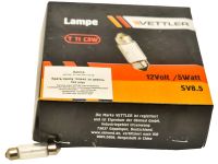 Лампа 12V C5W 2-х цокольная L=36 мм (салон, номер) SV8.5-8 t11x3912v5wsv85 Vettler
