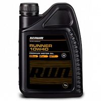 Синтетическое гибридное моторное масло RUNNER 10W40  (1 литр) 1273001 Xenum