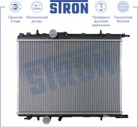 Радиатор системы охлаждения ДВСCitroen Berlingo <12/C4 <14/Xsara,Peugeot 206/2008/307/308 str0288 Stron