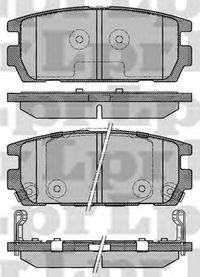 Комплект тормозных колодок, дисковый тормоз 05P1290 Lpr