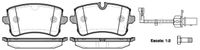 Колодки тормозные задние дисковые к-кт для Porsche Macan 2013> 21343.10 Roadhouse
