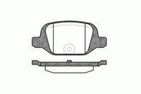 Колодки тормозные задние дисковые к-кт для VAZ Lada Vesta 2015> 2727.00 Roadhouse