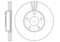 Тормозной диск передний VW PASSAT5 96-- [282.5mm] (вент.) 6549.10 Roadhouse