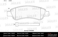 Тормозные колодки e410090 Miles