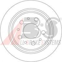 Тормозной диск VOLVO V/C/S70 16'' (F) 97- 17410 Abs