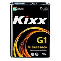 Моторное масло KIXX G1  SAE  5W30 API SN/CF/GF-5 синт. (   4л) 00-01-00409 L531244TE1 Kixx