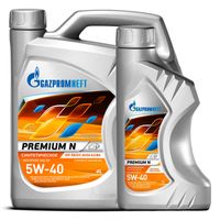Gazpromneft Premium N 5W-40, 4+1л. АКЦИЯ Моторное масло 2389900142 Gazpromneft