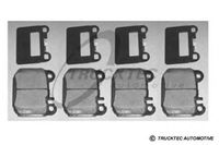 Комплект тормозных колодок, дисковый тормоз 02.35.142 Trucktec